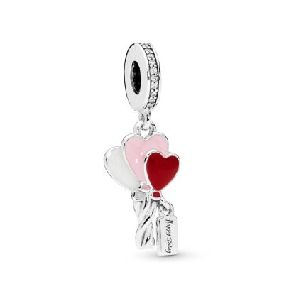 PANDORA Heart Balloons Sterling Silver Bracelet Charm